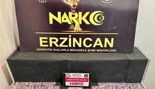 Erzincan’da 643 adet sentetik ecza maddesi ele geçirildi