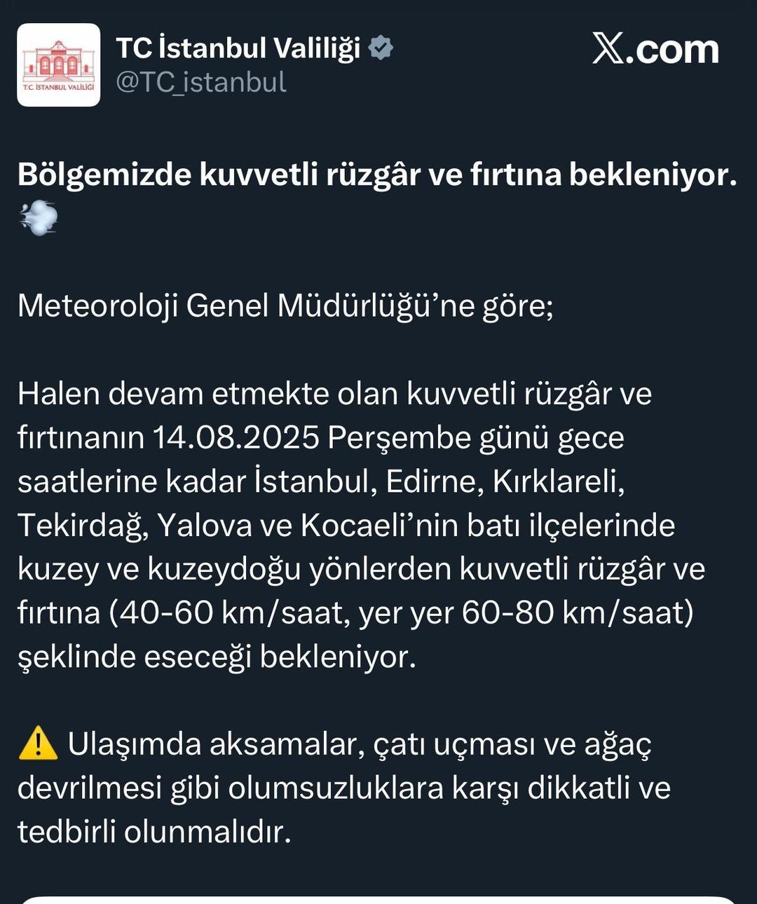 Meteoroloji tarih vererek uyardı: İstanbullular dikkat! Kuvvetli fırtına geliyor 2