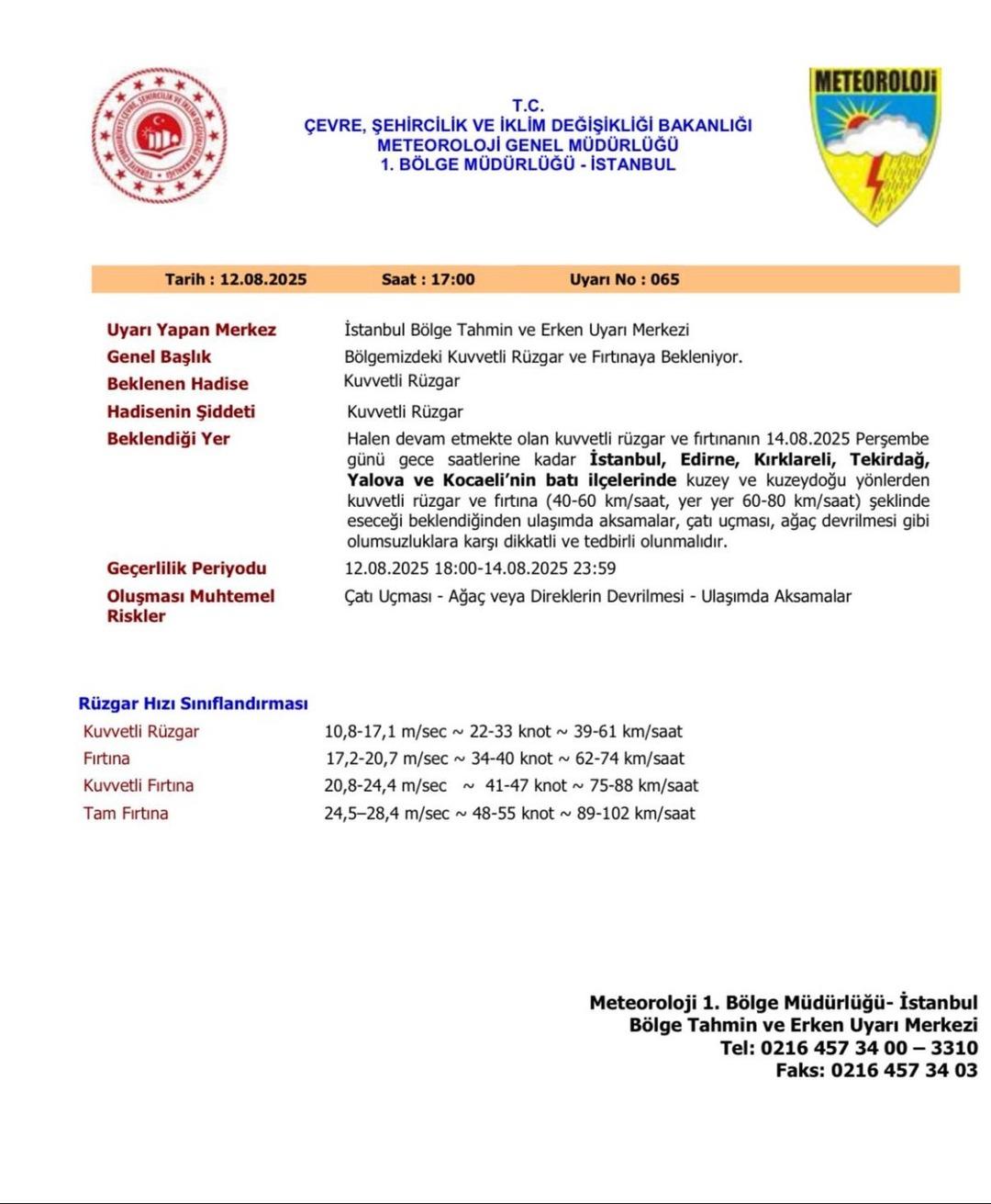 Meteoroloji tarih vererek uyardı: İstanbullular dikkat! Kuvvetli fırtına geliyor 3