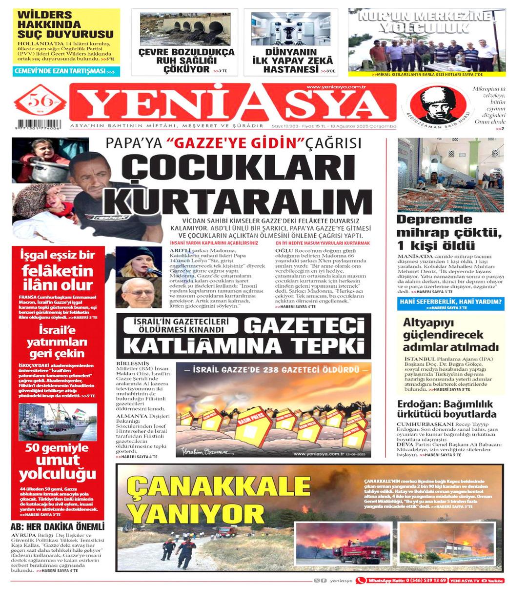 Yeni Asya Gazetesi