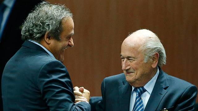 Michel Platini ve Sepp Blatter'e 8 yıl men