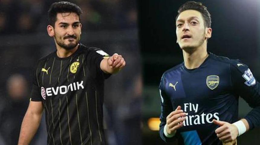 İlkay G&uuml;ndoğan ve Mesut &Ouml;zil '2015 R&uuml;ya Takımı'nda