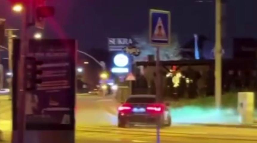 Otomobili ile drift atan ehliyetsiz sürücüye 83 bin TL ceza