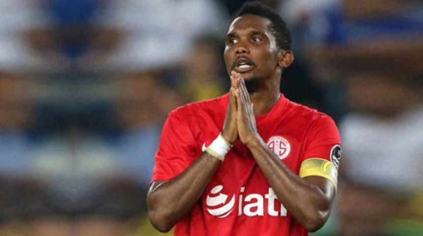 Eto'o, Antalyaspor i&ccedil;in ekstraya gitti