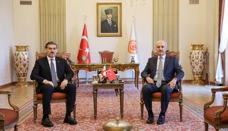 TBMM Başkanı Kurtulmuş, Gürcistan Cumhurbaşkanı Kavelaşvili ile görüştü