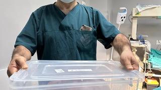 Yumurtalıklarındaki 9 kiloluk kitle operasyonla çıkarıldı