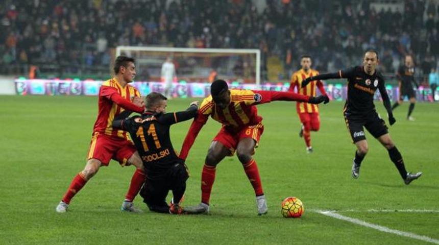 Galatasaray, Kayserispor engelini aşamadı