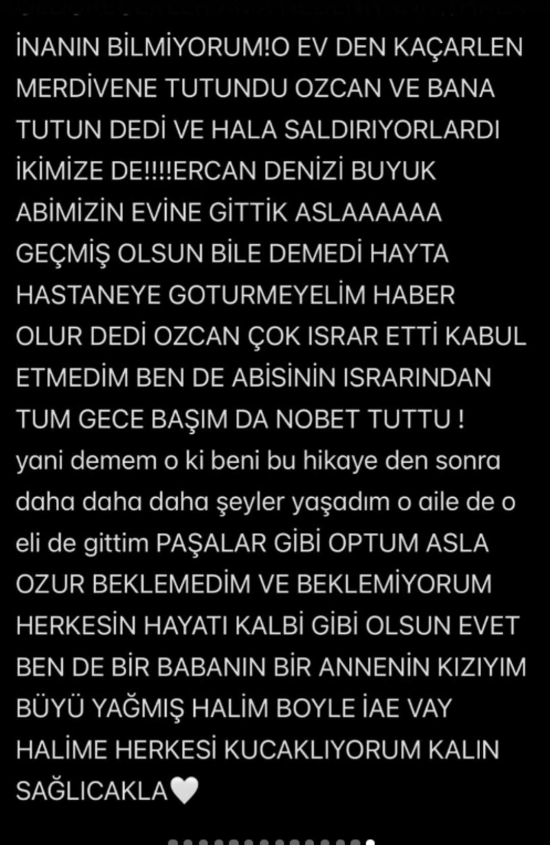 Ortalık durulmuyor! Özcan Deniz in eşi Samar Dadgar kaynanasından yediği dayağı anlattı: 4