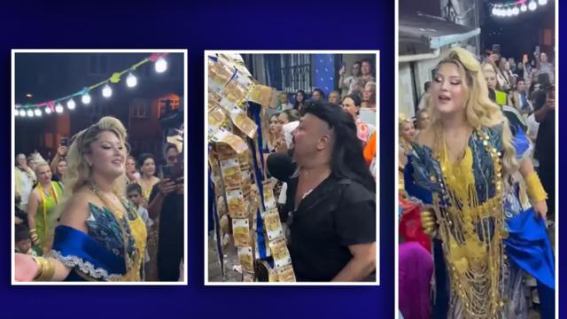 Kobra Murat'ın kızı sözlendi; Euro şemsiyesi, damadın her yanına yapıştırılan 200 TL'ler ve dahası... Tepki çekti