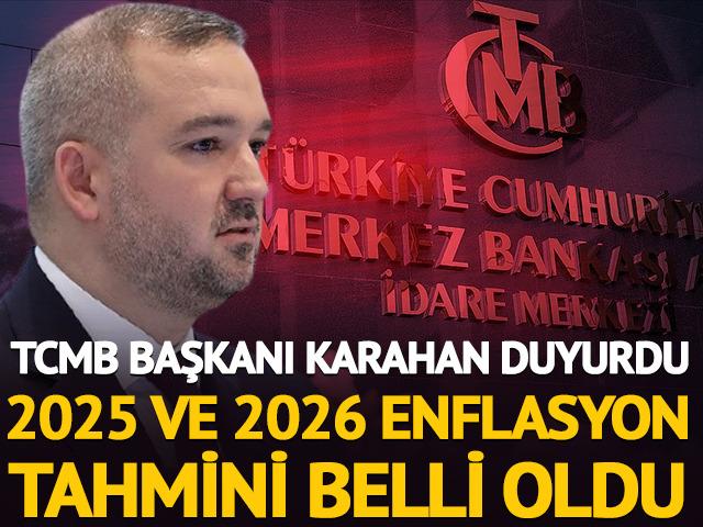 TCMB Başkanı Fatih Karahan yıl sonu enflasyon hedeflerini açıkladı