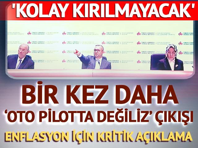 Başkan Karahan'dan bir kez daha 'Oto pilotta değiliz' çıkışı!