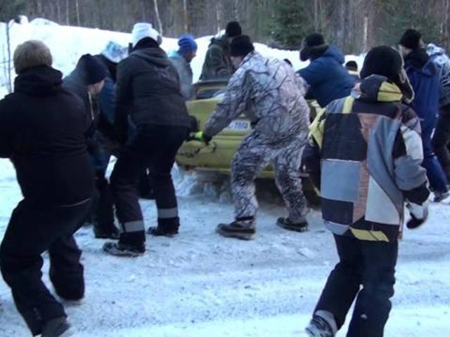 Kaza yapmak için yarıştılar!