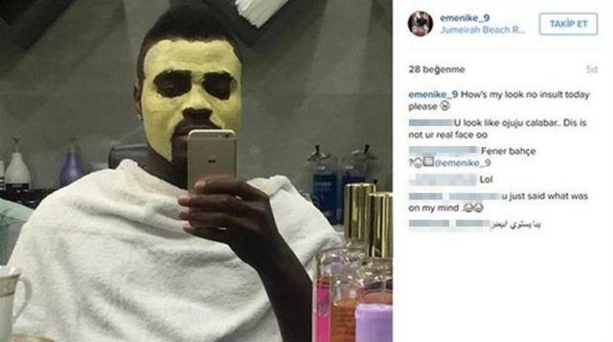 Emenike sosyal medyayı salladı: 'Hakaret etmeden yorum yapın'