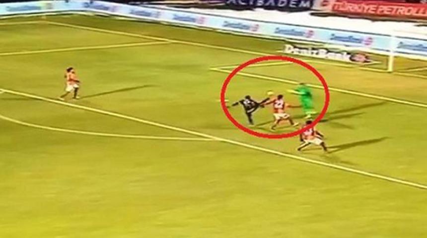 Osmanlıspor'un 2. gol&uuml;nde tehlikeli hareket mi var?