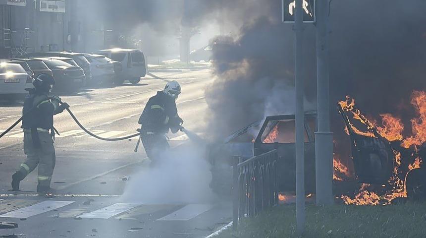 Ukrayna'dan Rusya'nın Belgorod şehrinde bir araca İHA saldırısı