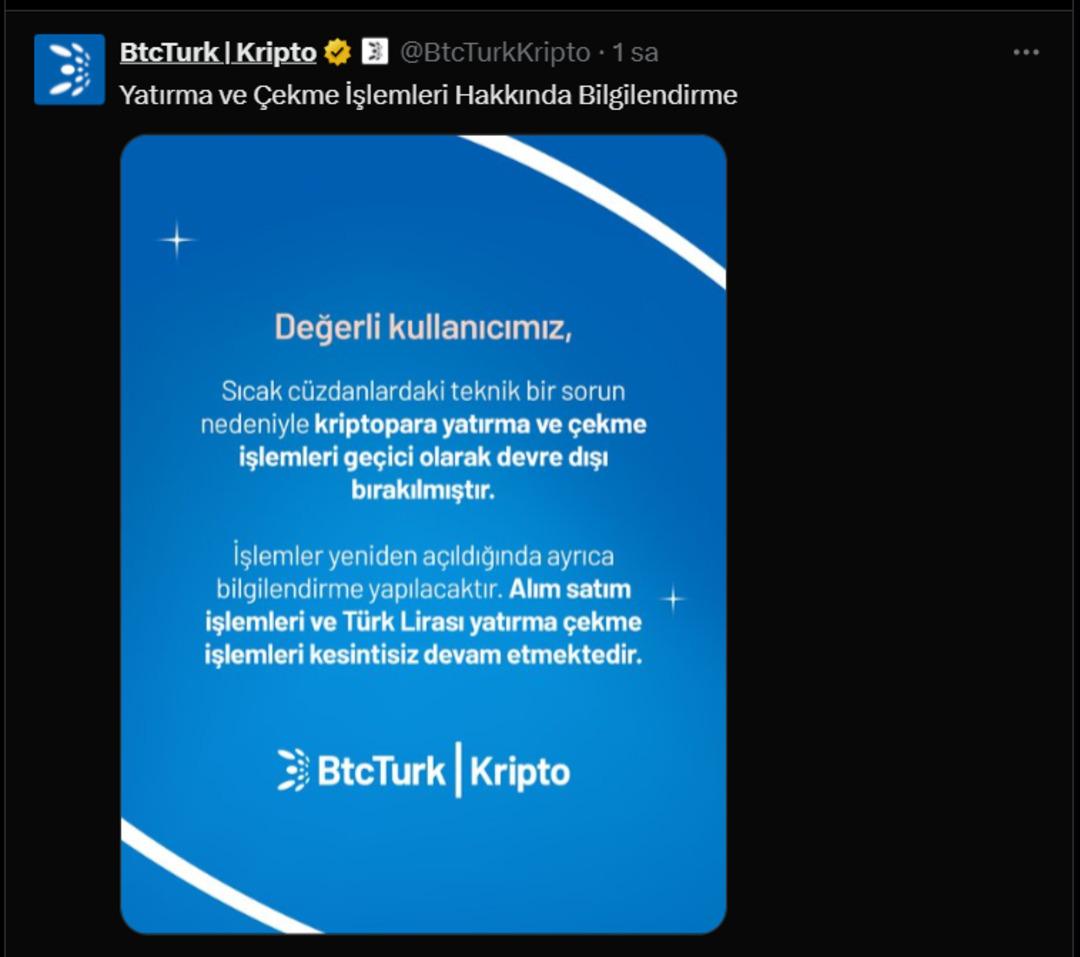BtcTurk işlemleri askıya aldı: Hacker iddiaları yayıldı  1