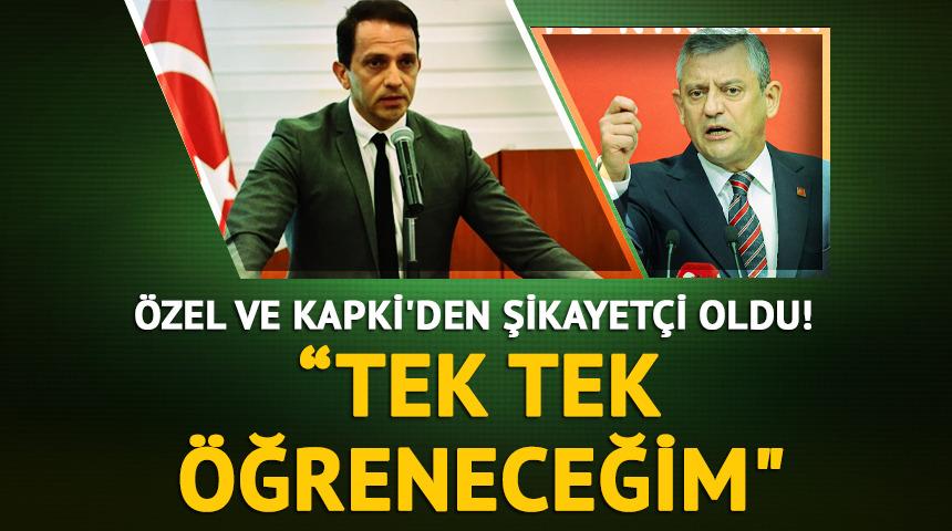 Mücahit Birinci, Özgür Özel ve Murat Kapki'den şikayetçi oldu