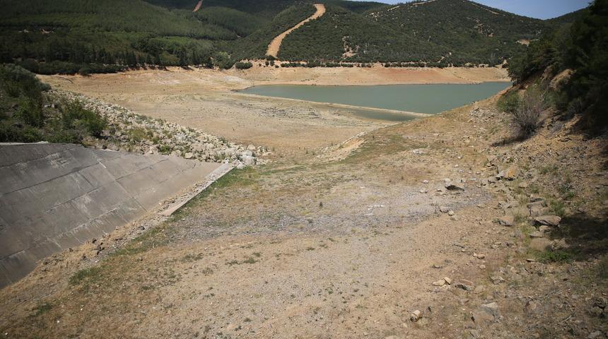 Edirne'de Kadıköy Barajı'nda su seviyesi yüzde 1'in altına düştü