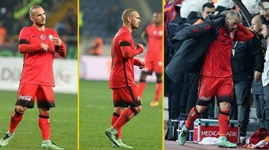 Bir kriz de Sneijder'dan