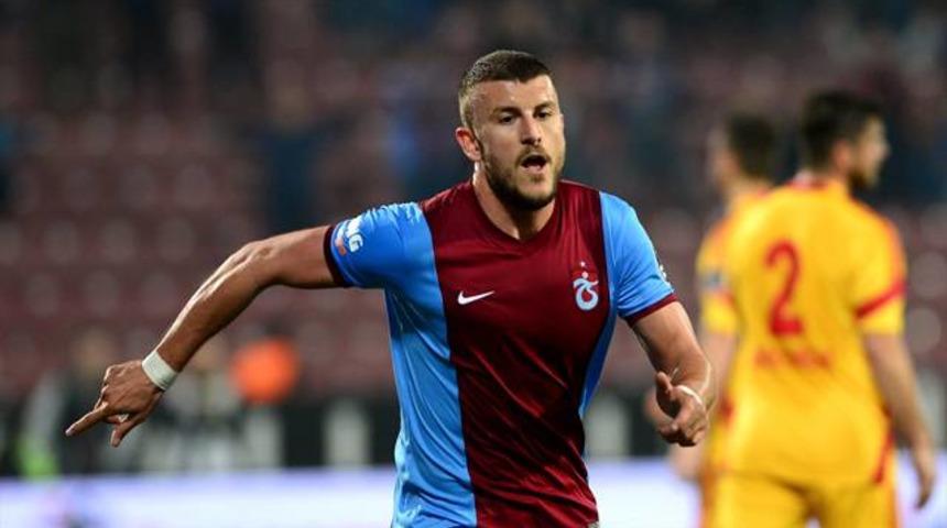 Trabzonspor, Kayserispor'u 2-1'le ge&ccedil;ti