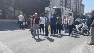 Yaya geçidinden geçen çocuğa otomobil çarptı: 1 yaralı