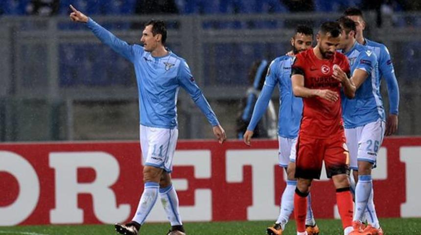 Galatasaray Avrupa Ligi'nde Lazio'ya 3-1 yenildi