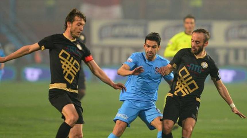 Trabzonspor sahasında Osmanlıspor'a mağlup oldu
