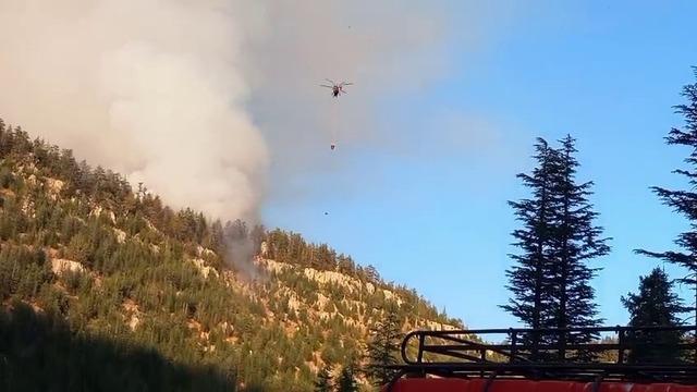 Karaman Valiliği: Orman yangınına 137 personel ve 3 helikopterle müdahale ediliyor