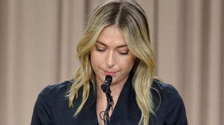 Maria Sharapova i&ccedil;in b&uuml;y&uuml;k ş&uuml;phe!
