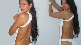 Dua Lipa'nın çift bikini altına bir bakan bir daha baktı