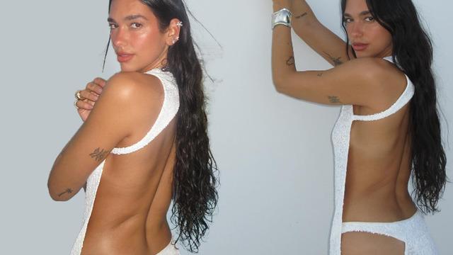 Dua Lipa'nın çift bikini altına bir bakan bir daha baktı