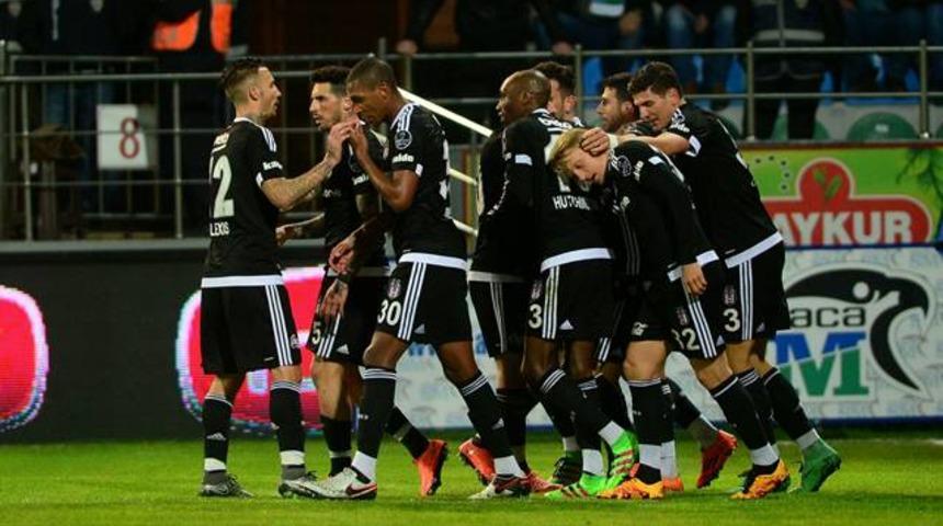 Beşiktaş, &Ccedil;aykur Rizespor'u 2-1 mağlup etti