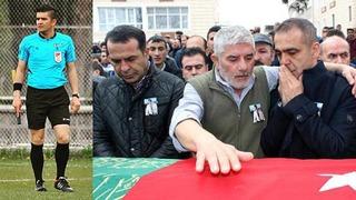 Hakem Salih Ulu son yolculuğuna uğurlandı