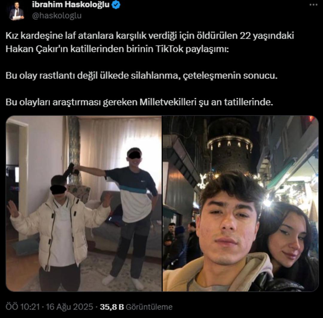 Türkiye nin konuştuğu Hakan Çakır cinayetinde yeni detay! Başına silah dayayıp TikTok ta paylaşmış... 3
