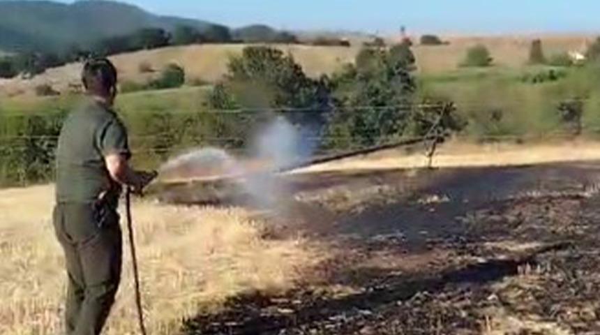 Bilecik'te çıkan yangın kontrol altında