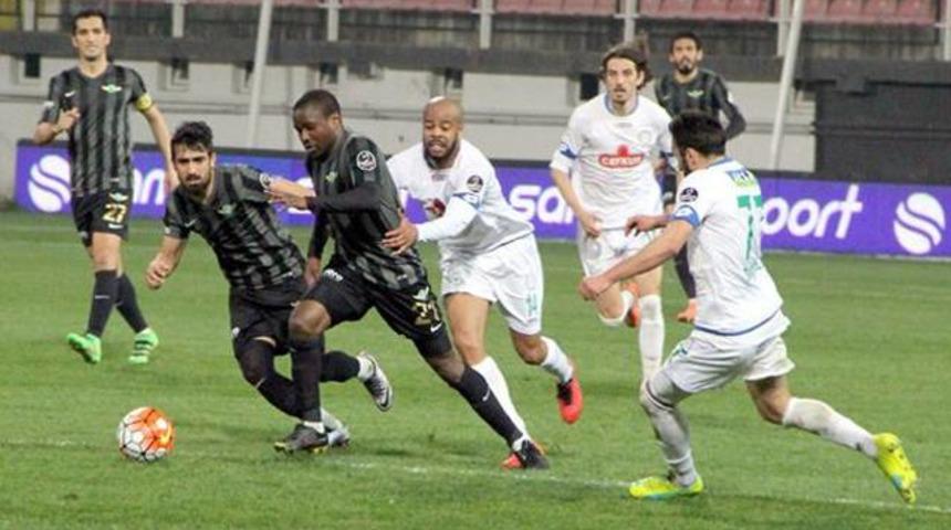 Akhisar Belediyespor 1 - 1 &Ccedil;aykur Rizespor