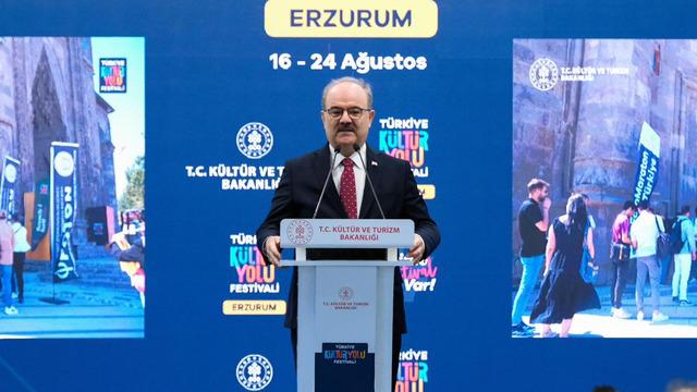 Erzurum Kültür Yolu Festivali'nin açılışı yapıldı