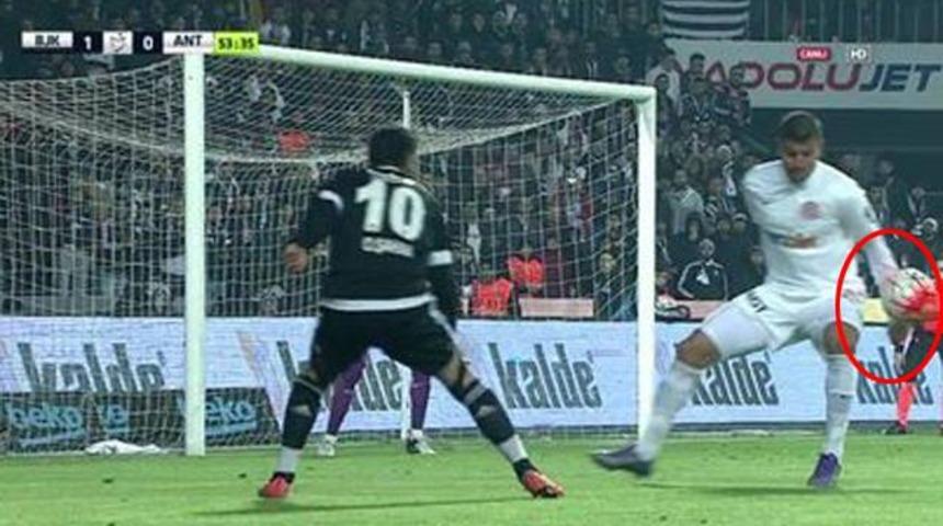 Beşiktaş'ta penaltı itirazı
