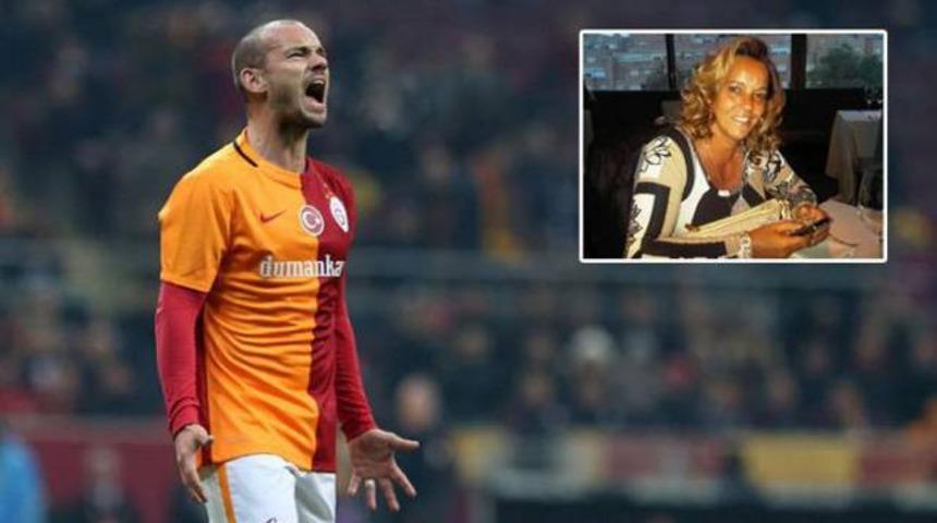  Sneijder'e mesaj! 'Sahaya &ccedil;ıkmanı istemiyorum'