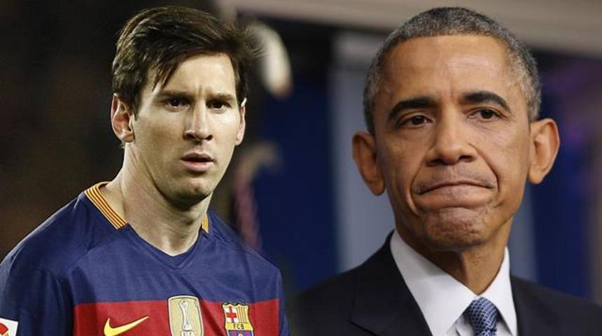Obama'dan Messi'ye sitem