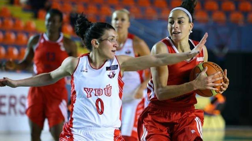  Yakın Doğu &Uuml;niversitesi 73 - 57 Mersin B&uuml;y&uuml;kşehir Belediyespor