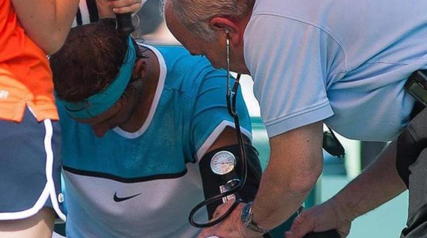 Rafael Nadal korkuttu