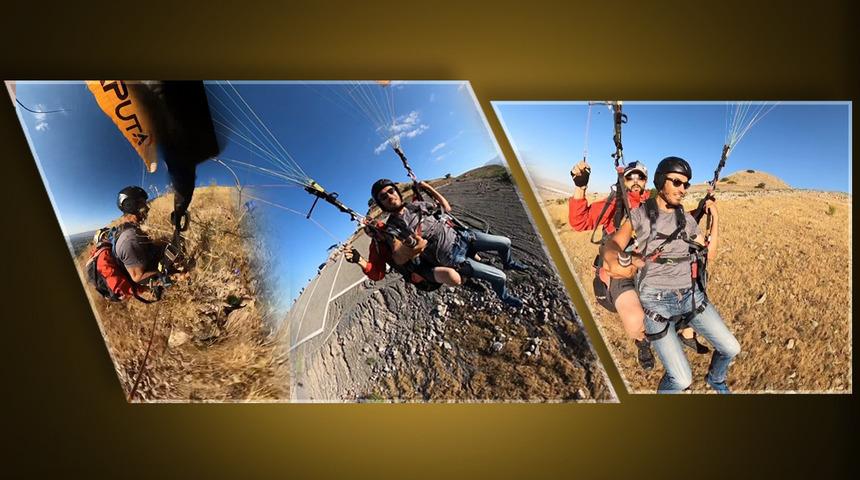 Havada korku dolu anlar! İp düğümlendi, facianın eşiğinden dönüldü