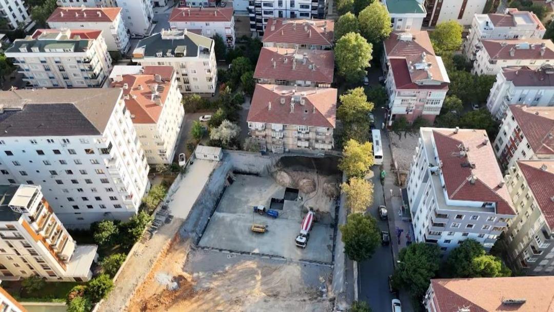 Maltepe’de inşaat yanındaki apartman tedbir amaçlı boşaltıldı 1