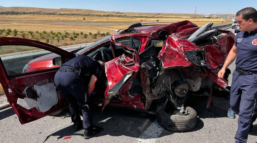 Ankara-Niğde Otoyolu'nda kaza: 1 ölü, 3 yaralı