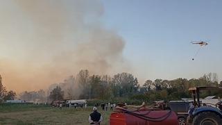 Bursa'da korkutan yangını: Havadan ve karadan müdahaleyle söndürüldü