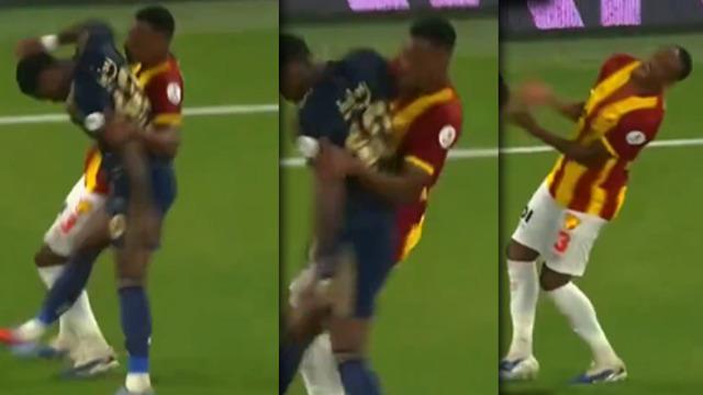 Jhon Duran'ın dirseği sosyal medyayı ikiye böldü! Kırmızı mı, değil mi?