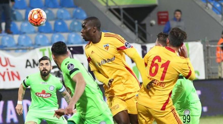 &Ccedil;aykur Rizespor 0 - 0 Kayserispor
