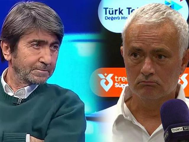 Beraberlik sonrası çok kızdı! Mourinho, Rıdvan Dilmen'i çileden çıkardı... "Bu kadar mı zor?"