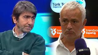 Beraberlik sonrası çok kızdı! Mourinho, Rıdvan Dilmen'i çileden çıkardı... Bu kadar mı zor?